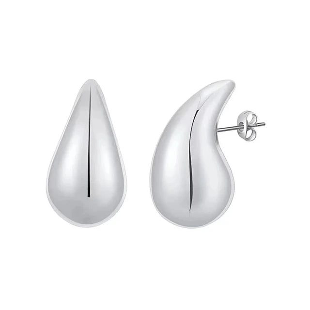 CHUNKY TEARDROP STUDS